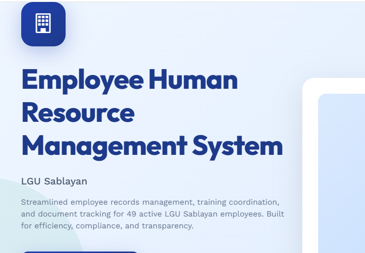 Employee Human Resource Management System
